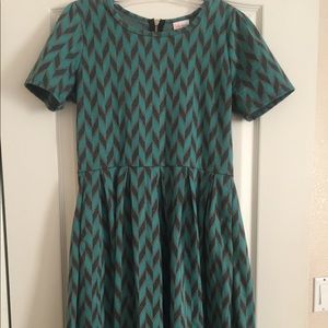 Lularoe Chevron Amelia Dress